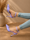 LUNA LİLA RUGAN 10 CM İNCE ÖKÇE STİLETTO SANDALET