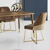Karatas Mr-901 Madrıd Sandalye D-05 Derı: Krem/ Gold