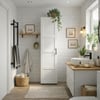 Dekorex BNY111-Beyaz Tek Kapılı Banyo Dolabı