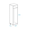 Dekorex Opti̇ma Seri̇si̇ Sepet Çekmeceli̇ Mega Ki̇ler Dolap Boypi̇aa-105