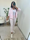 AÇIK PEMBE FERMUAR KAPAMALI İKİLİ TAKIM