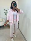 AÇIK PEMBE FERMUAR KAPAMALI İKİLİ TAKIM