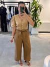 Camel Bilek Boy Flare Pantolon