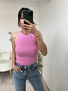 Dilvin Pembe Halter Yaka Atlet Badi
