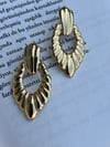 Gold Liya Çelik Küpe