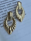 Gold Liya Çelik Küpe