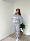 Gri Baskılı Sweat Takım