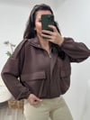 Kahverengi Modal Apoletli Sweat