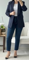 Lacivert Blazer Ceket 