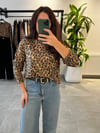 Leopar Desenli Guyşa Bluz