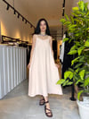 NUDE İP ASKILI ELBİSE 