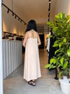 NUDE İP ASKILI ELBİSE 
