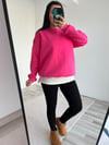 PEMBE BASİC SWEATSHİRT