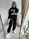 SİYAH BASKILI SWEAT TAKIM