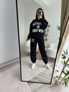 SİYAH BASKILI SWEAT TAKIM
