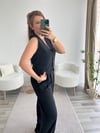 SİYAH DÜĞME KAPAMALI YELEK
