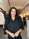 Siyah Orjinal Model Kısa Trençkot