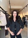 Siyah Orjinal Model Kısa Trençkot