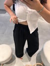 Siyah Şort Astarlı Pantolon