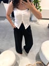 Siyah Şort Astarlı Pantolon