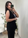 Siyah Yelek Pantolon İkili Premium Takım
