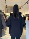 Siyah Zincir Detaylı Sweat