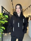 Siyah Zincir Detaylı Sweat