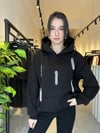 Siyah Zincir Detaylı Sweat