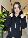 Siyah Zincir Detaylı Sweat