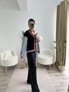 TWİST MODEL RENKLİ GÖMLEKLİ HIRKA