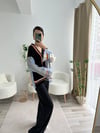 TWİST MODEL RENKLİ GÖMLEKLİ HIRKA