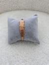 YAPRAK DESENLİ ROSE GOLD ÇELİK BİLEKLİK