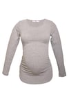 LuvmaBelly 2301-2309 Pamuklu Uzun Kollu Hamile T-Shirt