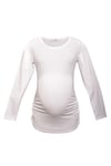 LuvmaBelly 2301-2309 Pamuklu Uzun Kollu Hamile T-Shirt