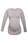 LuvmaBelly 2301-2309 Pamuklu Uzun Kollu Hamile T-Shirt