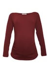 LuvmaBelly 2301-2309 Pamuklu Uzun Kollu Hamile T-Shirt