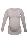 LuvmaBelly 2301-2309 Pamuklu Uzun Kollu Hamile T-Shirt