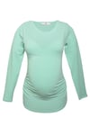 LuvmaBelly 2301-2309 Pamuklu Uzun Kollu Hamile T-Shirt