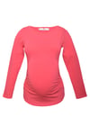 LuvmaBelly 2301-2309 Pamuklu Uzun Kollu Hamile T-Shirt