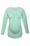 LuvmaBelly 2301-2309 Pamuklu Uzun Kollu Hamile T-Shirt