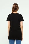 Luvmabelly MYRA2041 - Hamile Tshirt V yaka - Siyah