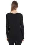 Luvmabelly MYRA2751 Emzirme Tshirt - Siyah