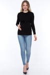 Luvmabelly MYRA4111 - Fiyonklu Bluz - Siyah