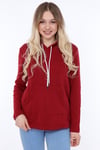 LuvmaBelly MYRA4508 - Pamuklu Yandan Fermuarlı Lohusa Emzirme Sweatshirt