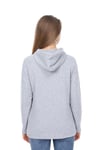 LuvmaBelly MYRA4521 Gri&Gri Parçalı Kapüşonlu ve Cepli Emzirme Sweatshirt