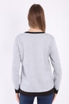 Luvmabelly MYRA4540 Bebek Taşıyıcı Emzirme Özellikli Sweatshirt -Gri