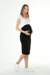 Luvmabelly MYRA9040 Beli Ayarlanabilir Hamlie Etek -Siyah