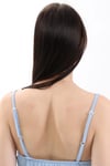 Luvmabelly MYRA9651 Sabahlıklı Önden Bölmeli Dantelli Emzirme Geceliği -Mavi