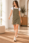 Palena  PLNL6311 – Kot  Jile Elbise -Haki