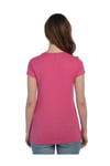 TS2016020 -1 - Pembe Bayan Summer Kokteyl Desenli Baskılı T-Shirt